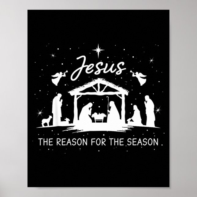 Jesus Is The Reason For The Season Christmas Xmas  Poster (Front)