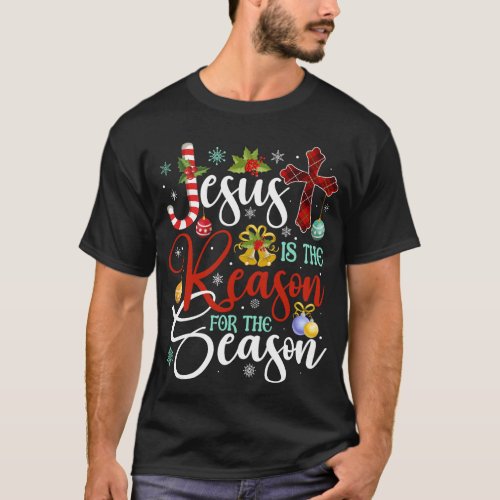 Jesus Is The Reason For The Season Christmas Xmas T_Shirt