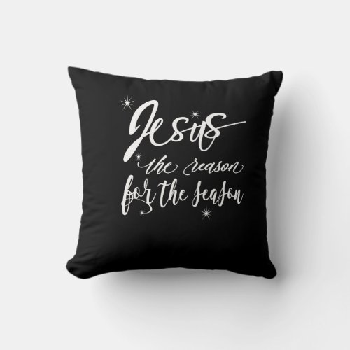 Jesus Is The Reason For The Season Contemporary Throw Pillow