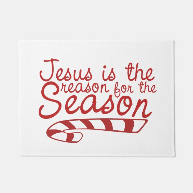 Jesus is the Reason for the Season Doormat (Front)