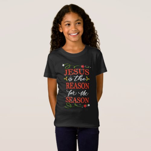 Jesus Is The Reason For The Season Folksy T_Shirt