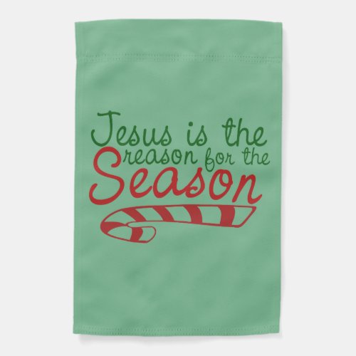 Jesus is the Reason for the Season Garden Flag