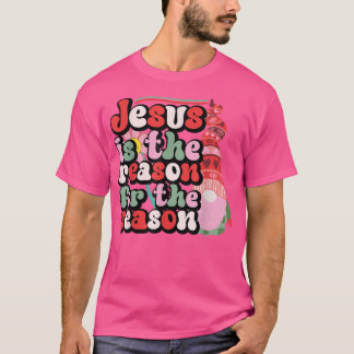 Jesus Is The Reason For The Season Gnome Christian T-Shirt