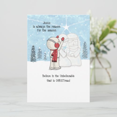 Jesus is the Reason for the Season Holiday Card