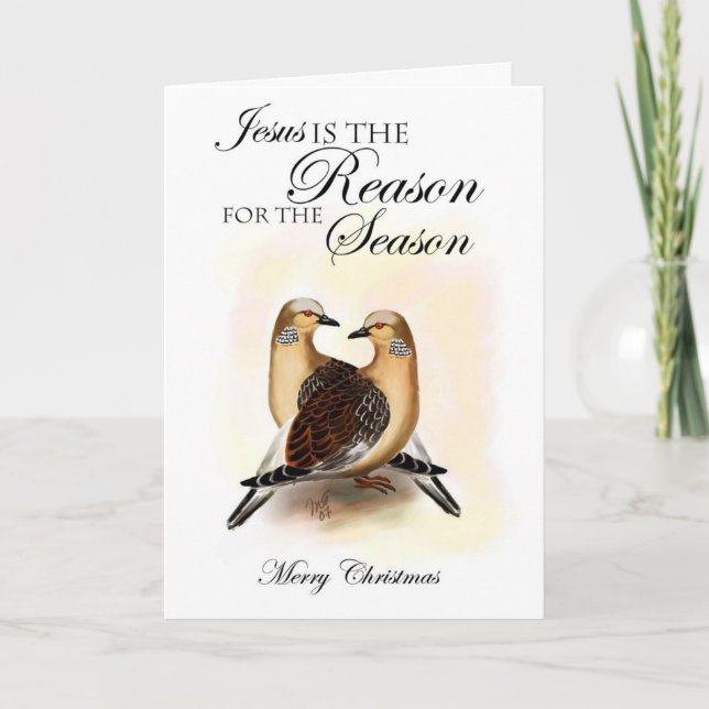 Jesus is the Reason for the Season Holiday Card (Front)