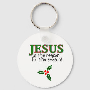 Jesus Is The Reason For The Season Keychain