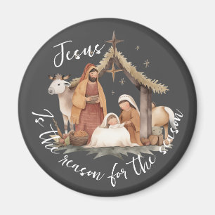 Jesus is the reason for the season magnet