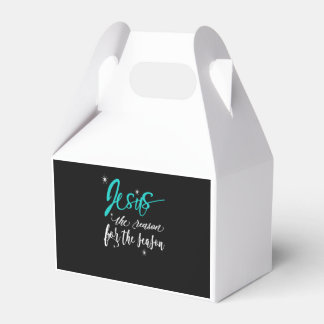 Jesus Is The Reason For The Season Modern Favor Boxes