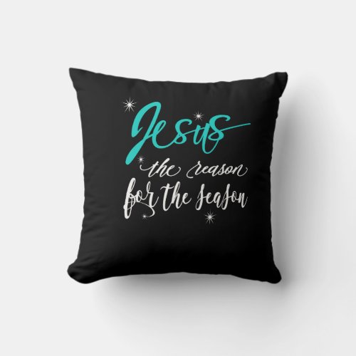 Jesus Is The Reason For The Season Modern Throw Pillow