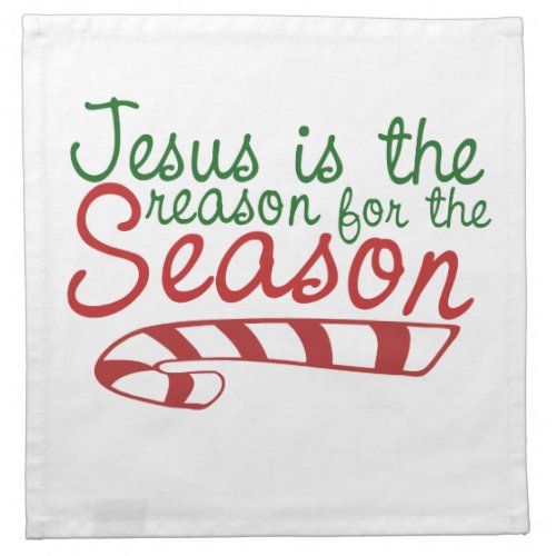 Jesus is the Reason for the Season Napkin