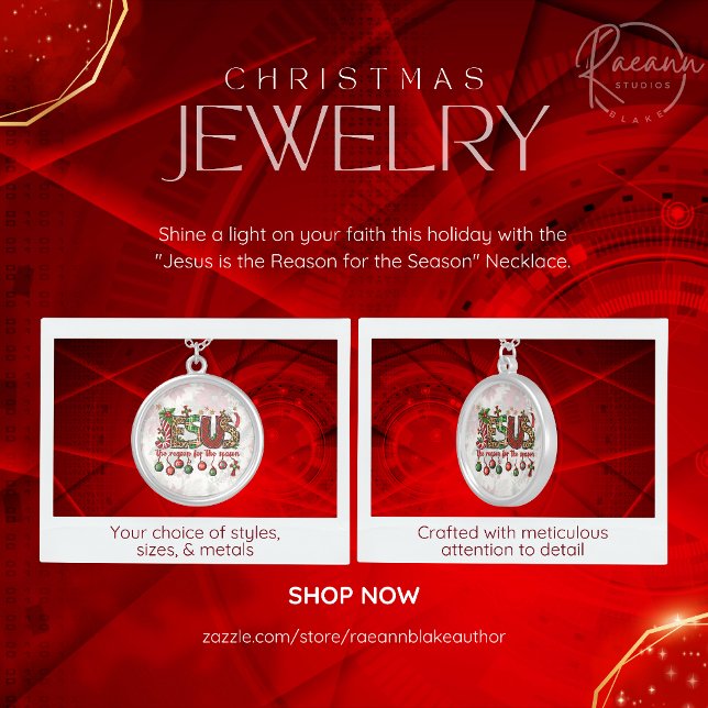 Jesus is the Reason for the Season Necklace (Creator Uploaded)