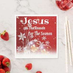 Jesus is the Reason for the Season Paper Napkin