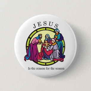 Jesus is the Reason for the Season Pinback Button