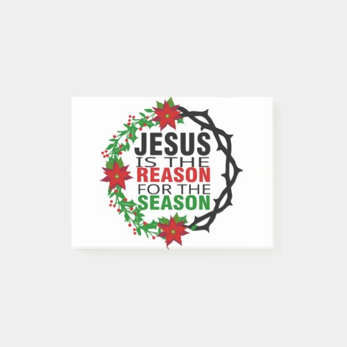 Jesus is the Reason for the Season Post_it Notes