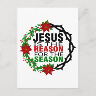 Jesus is the Reason for the Season Postcard
