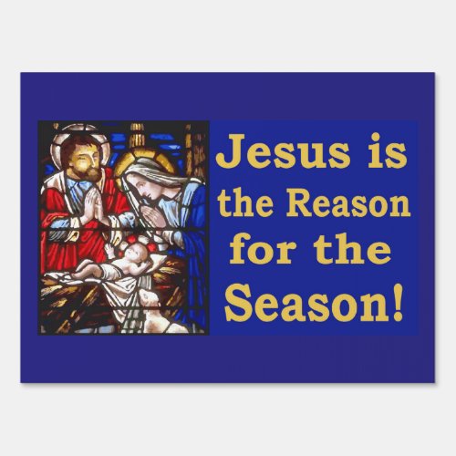 Jesus is the reason for the season sign