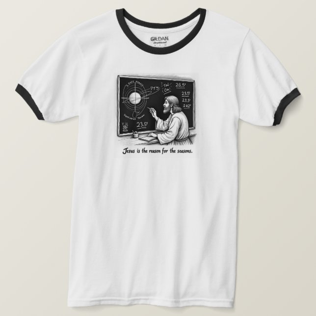 Jesus is the reason for the season T-shirt (Design Front)