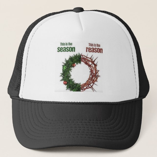 Jesus is the Reason for the Season Trucker Hat (Front)