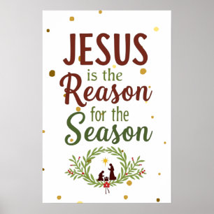 Jesus Is The Reason For The Season Wall Art