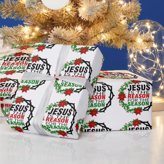 Jesus is the Reason for the Season Wrapping Paper (Holidays)