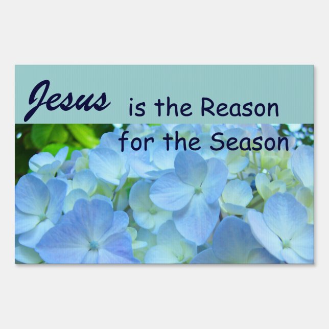 Jesus is the Reason for the Season yard signs (Back)