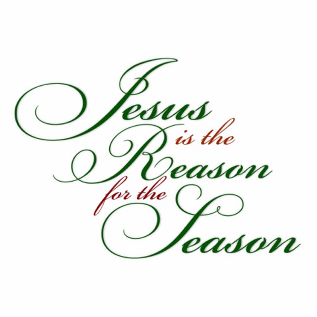 Jesus is the reason magnet (Front)