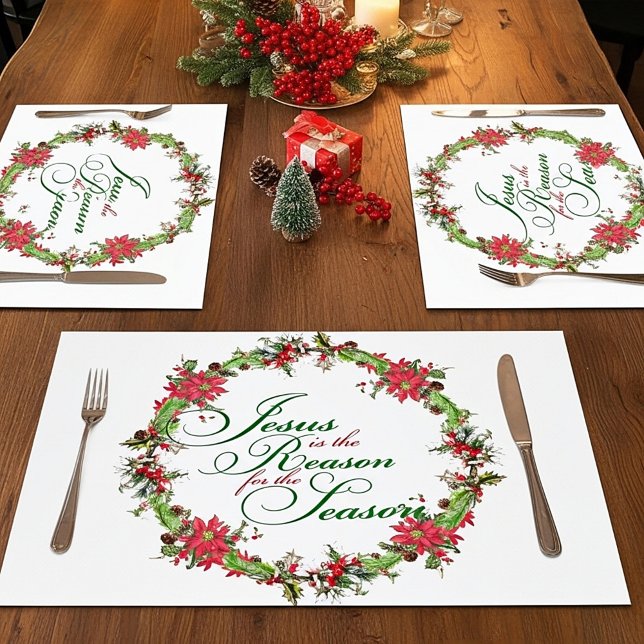Jesus is the reason paper placemat (Creator Uploaded)