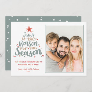 Jesus is the Reason Photo Christmas Card