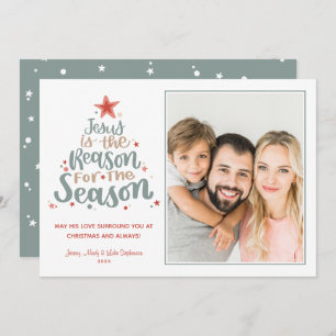 Jesus is the Reason Photo Christmas Card