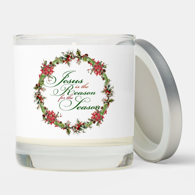 Jesus is the reason  scented candle (Lid)