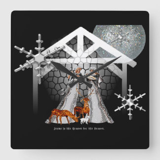 Jesus Is the Reason Square Wall Clock