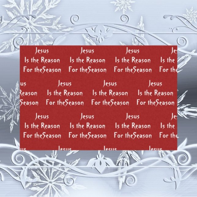 Jesus is the Reason Tissue Paper Christmas (Creator Uploaded)