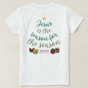 Jesus Is The Reason Tree T-Shirt