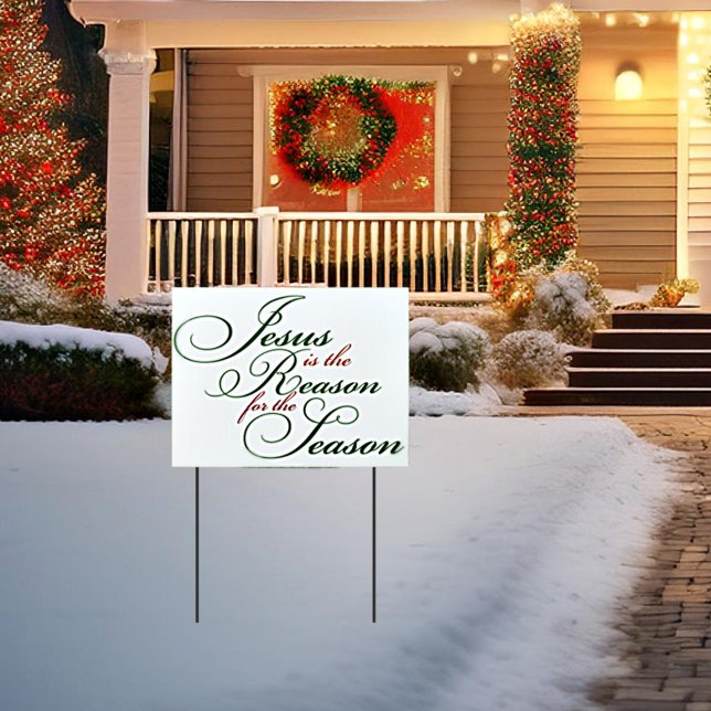 Jesus is the reason yard sign (Creator Uploaded)