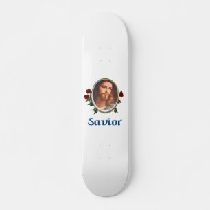Jesus is the savior skateboard deck