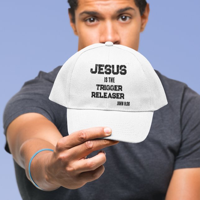 Jesus is the Trigger Releaser Faith Scripture Hat (Creator Uploaded)
