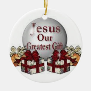 Jesus is the True reason for the Christmas season Ceramic Ornament