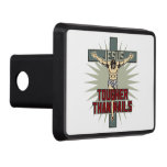 Jesus is Tougher Than Nails Tow Hitch Cover