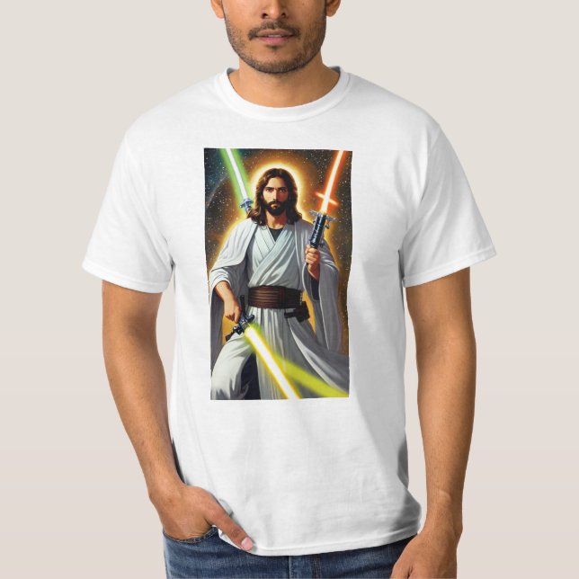 Jesus Jedi  T-Shirt (Front)