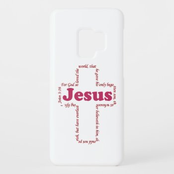 Jesus John 3:16 Case-mate Samsung Galaxy S9 Case by Brookelorren at Zazzle