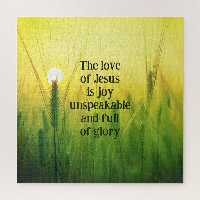 Jesus Joy Jigsaw Puzzle (Vertical)