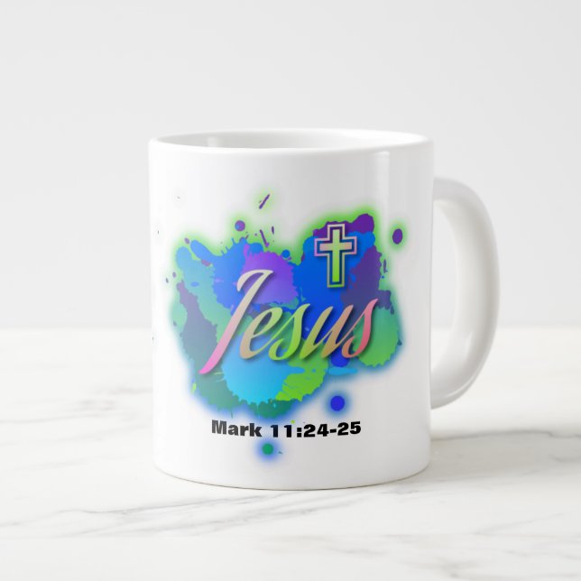 Jesus - Jumbo Mug (Front Right)