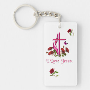 Jesus keychain