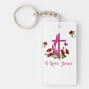 Jesus keychain