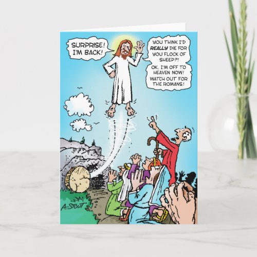 Jesus KINDA died for our sins _ Holiday Card