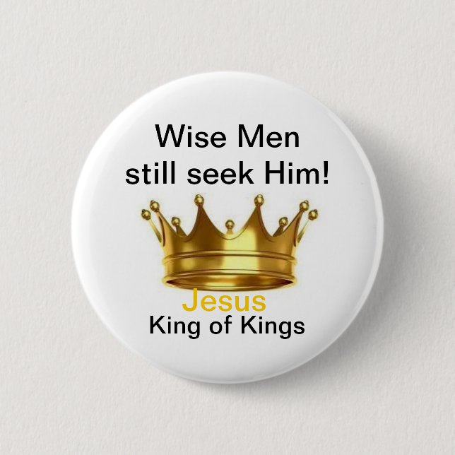 Jesus King of King Pin (Front)