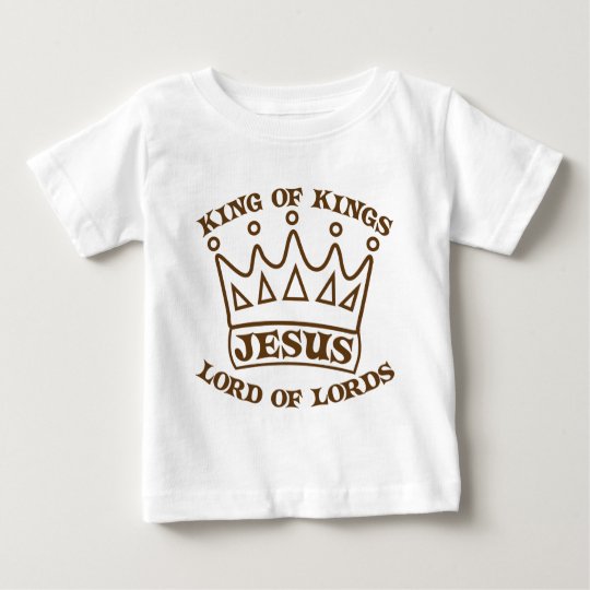 JESUS king of kings brown Baby T-Shirt