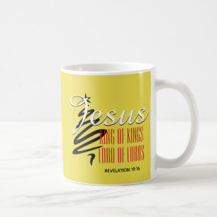 JESUS KING OF KINGS Christian Scripture Christmas Coffee Mug