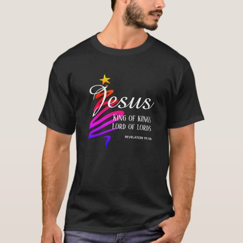 JESUS KING OF KINGS Christmas T_Shirt