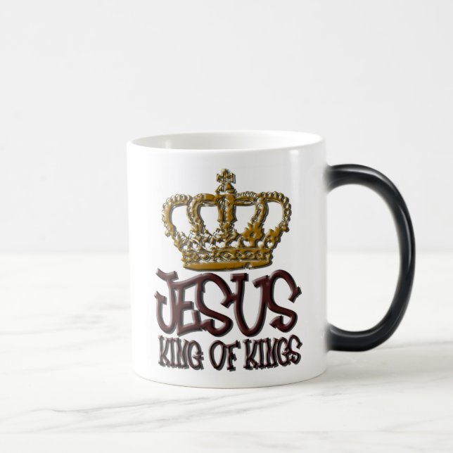 Jesus, King of Kings Color Morph Mug (Right)